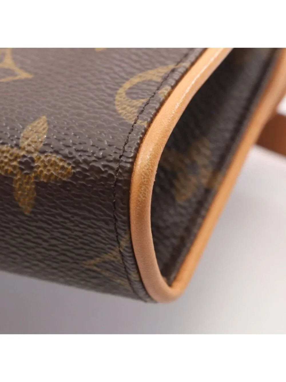 Louis Vuitton Waist Bag Pochette Florentine Monogram with Bouton Pression Canvas